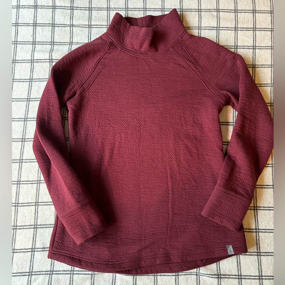 L.L. Bean funnel neck fleece sweater